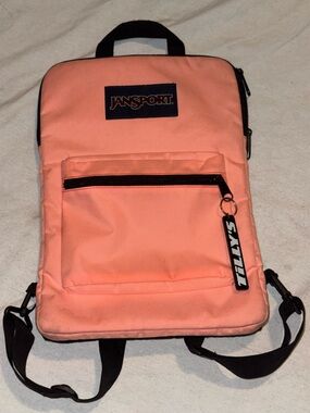 Jansport Coral Pink Laptop Backpack